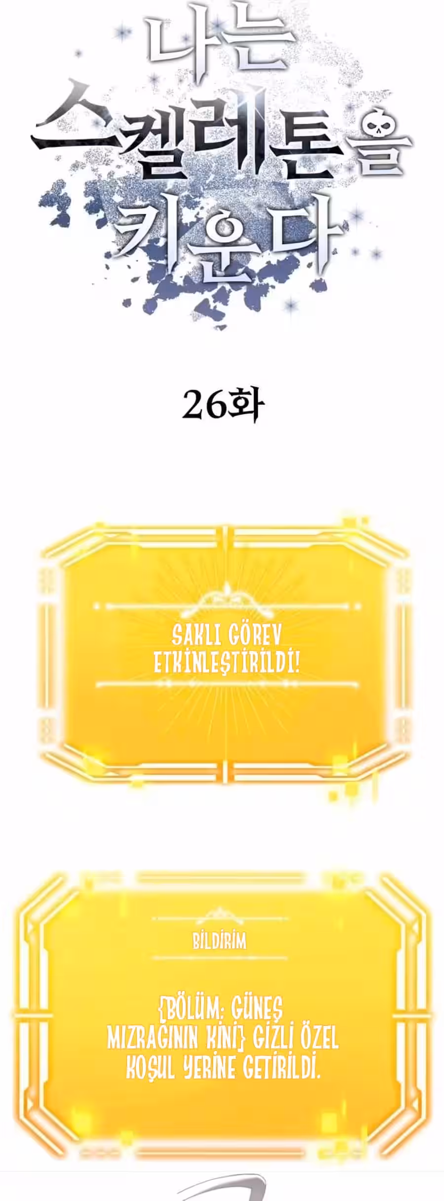 Sayfa 81 — Bölüm 26 — İskeletleri Canlandırabilirim