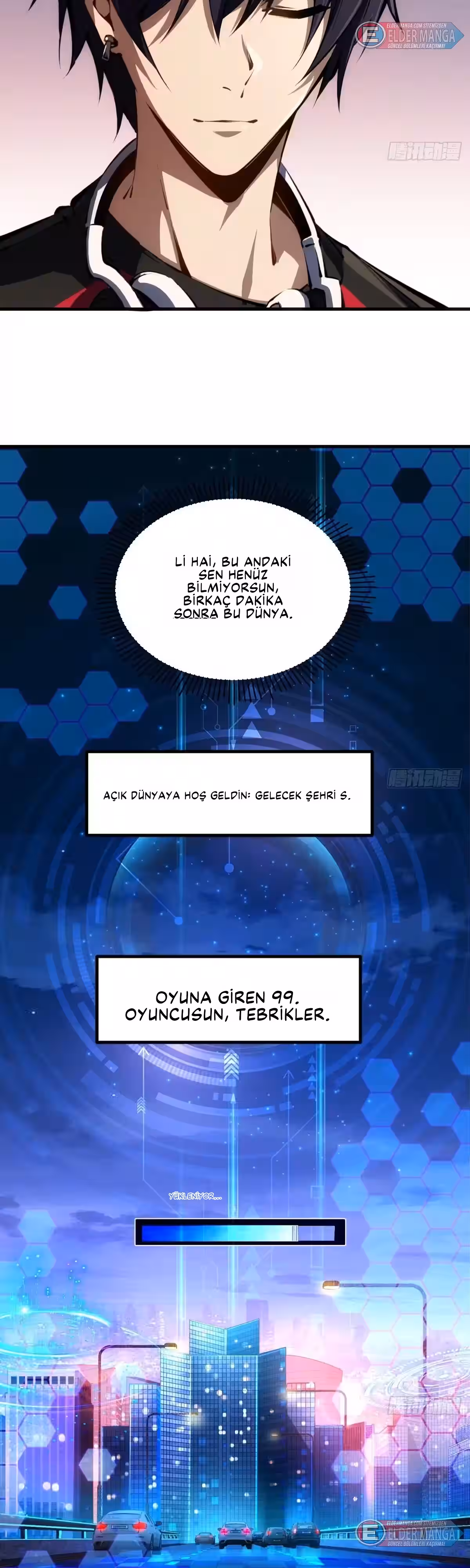 Sayfa 16 — Bölüm 1 — Gelecek Şehri S: Kusursuz Kaderin Uyanışı