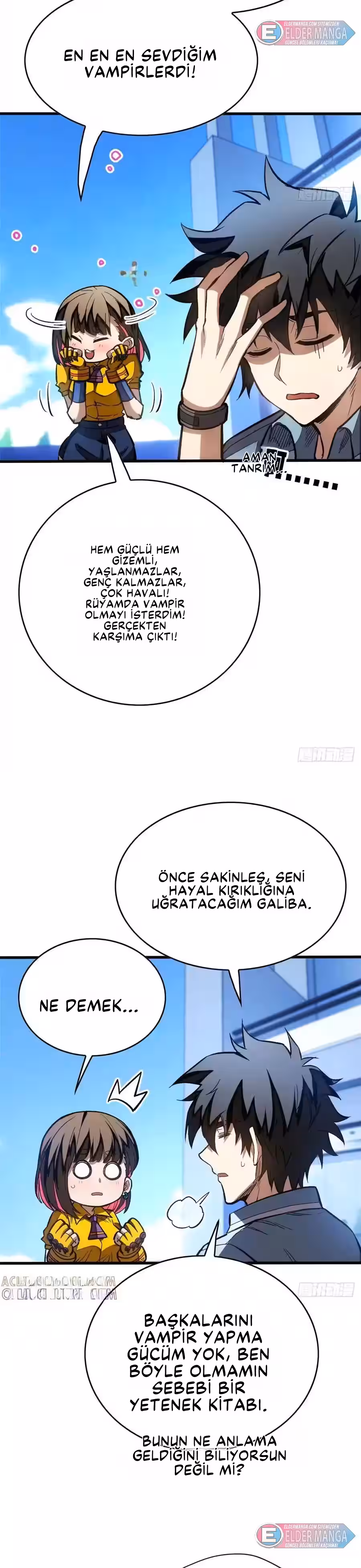 Sayfa 15 — Bölüm 14 — Olağanüstü Dünya! Ben… Bir Vampir miyim?!
