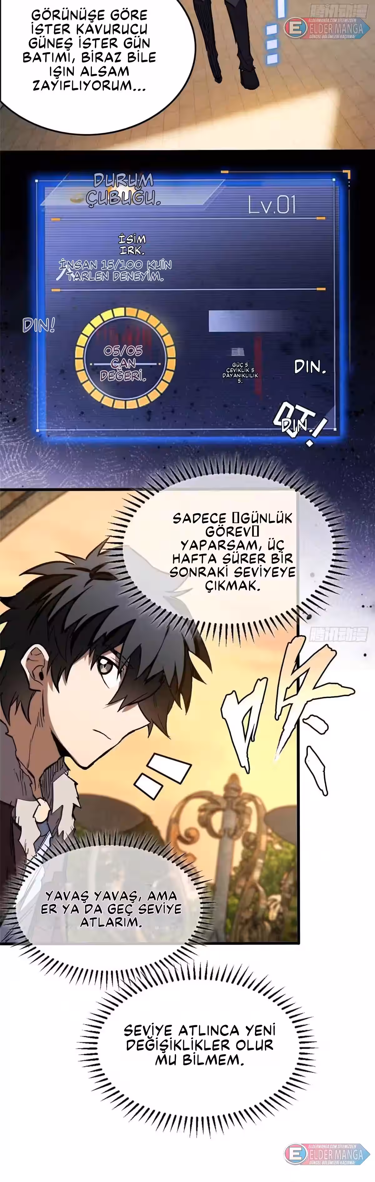 Sayfa 4 — Bölüm 7 — Olağanüstü Dünya! Ben… Bir Vampir miyim?!