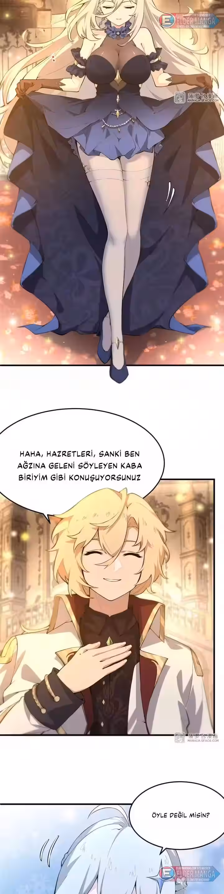 Sayfa 4 — Bölüm 5 — OP Kadın Kahramanın Kötü Adamı Oldum!